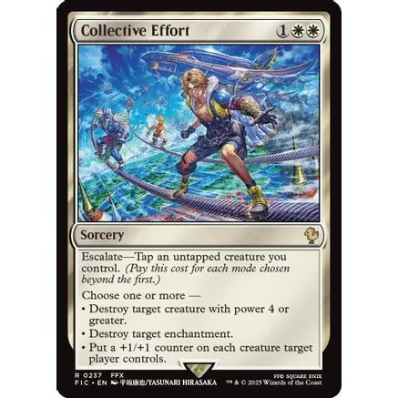 Collective Effort (Surge Foil) (FIC-237) - Commander: FINAL FANTASY Foil