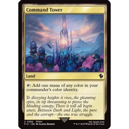 Command Tower (0382) (Surge Foil) (FIC-382) - Commander: FINAL FANTASY Foil