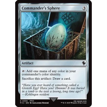 Commander's Sphere (Surge Foil) (FIC-339) - Commander: FINAL FANTASY Foil