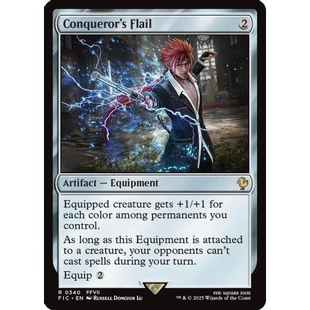 Conqueror's Flail (Surge Foil) (FIC-340) - Commander: FINAL FANTASY Foil