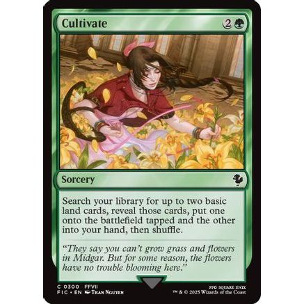 Cultivate (Surge Foil) (FIC-300) - Commander: FINAL FANTASY Foil