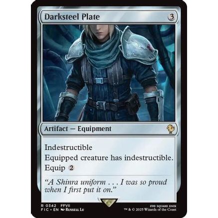 Darksteel Plate (Surge Foil) (FIC-342) - Commander: FINAL FANTASY Foil