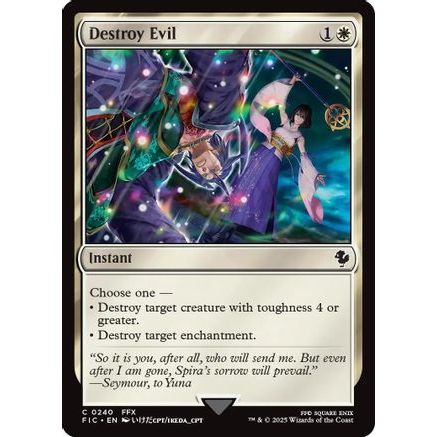 Destroy Evil (Surge Foil) (FIC-240) - Commander: FINAL FANTASY Foil