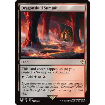 Dragonskull Summit (Surge Foil) (FIC-387) - Commander: FINAL FANTASY Foil