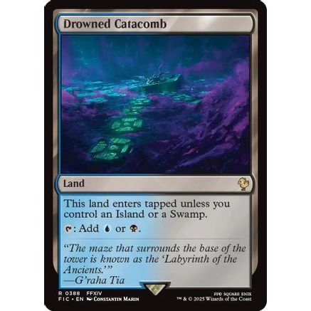 Drowned Catacomb (Surge Foil) (FIC-388) - Commander: FINAL FANTASY Foil