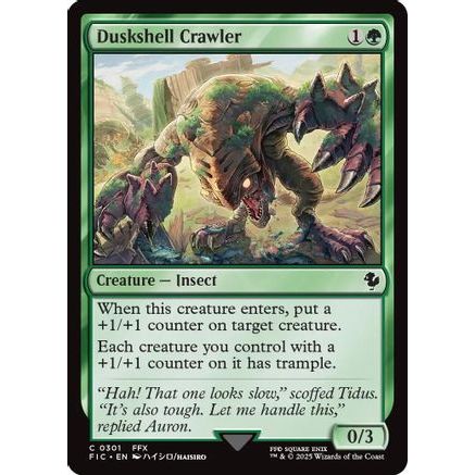 Duskshell Crawler (Surge Foil) (FIC-301) - Commander: FINAL FANTASY Foil