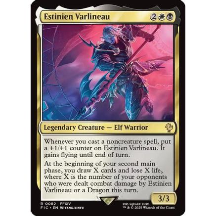 Estinien Varlineau (Surge Foil) (FIC-082) - Commander: FINAL FANTASY Foil