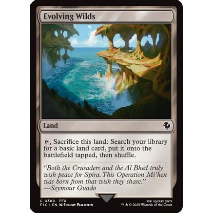 Evolving Wilds (Surge Foil) (FIC-389) - Commander: FINAL FANTASY Foil