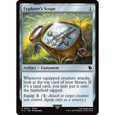 Explorer's Scope (Surge Foil) (FIC-344) - Commander: FINAL FANTASY Foil
