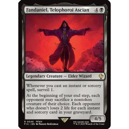 Fandaniel, Telophoroi Ascian (Surge Foil) (FIC-046) - Commander: FINAL FANTASY Foil