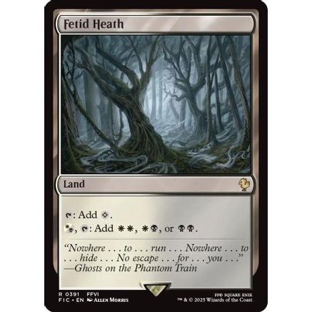 Fetid Heath (Surge Foil) (FIC-391) - Commander: FINAL FANTASY Foil