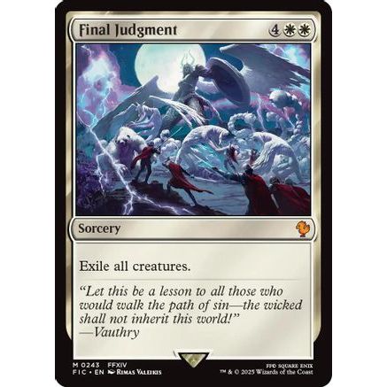 Final Judgment (Surge Foil) (FIC-243) - Commander: FINAL FANTASY Foil