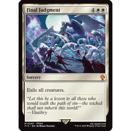 Final Judgment (Surge Foil) (FIC-243) - Commander: FINAL FANTASY Foil
