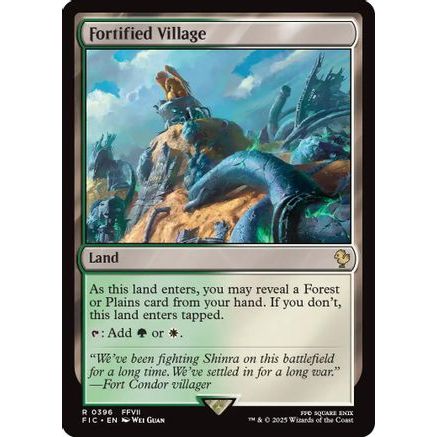 Fortified Village (Surge Foil) (FIC-396) - Commander: FINAL FANTASY Foil