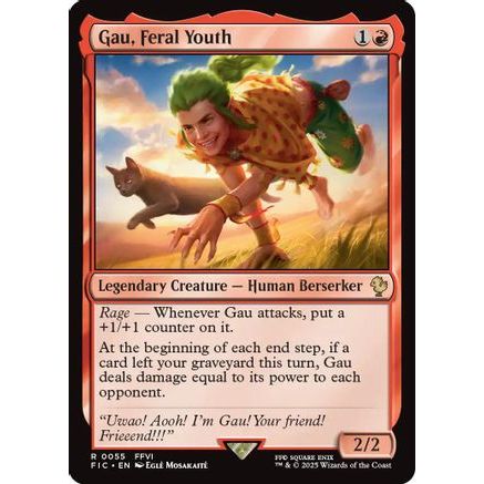 Gau, Feral Youth (Surge Foil) (FIC-055) - Commander: FINAL FANTASY Foil
