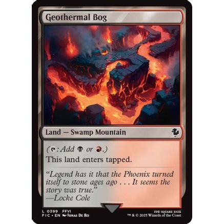 Geothermal Bog (Surge Foil) (FIC-399) - Commander: FINAL FANTASY Foil