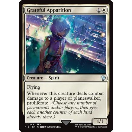 Grateful Apparition (Surge Foil) (FIC-244) - Commander: FINAL FANTASY Foil