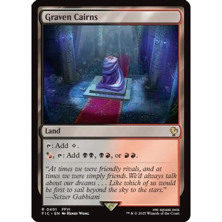 Graven Cairns (Surge Foil) (FIC-401) - Commander: FINAL FANTASY Foil