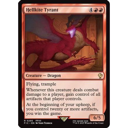Hellkite Tyrant (Surge Foil) (FIC-295) - Commander: FINAL FANTASY Foil