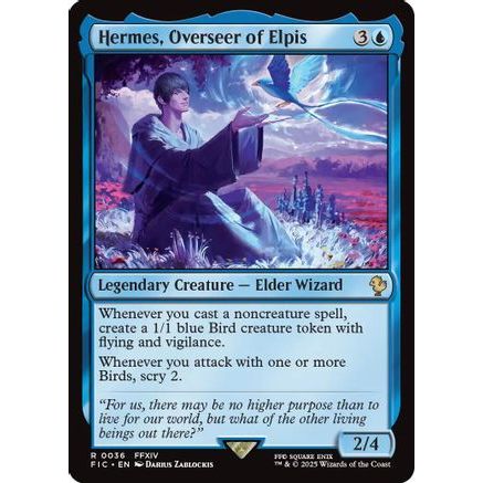 Hermes, Overseer of Elpis (Surge Foil) (FIC-036) - Commander: FINAL FANTASY Foil