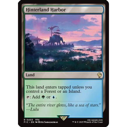 Hinterland Harbor (Surge Foil) (FIC-403) - Commander: FINAL FANTASY Foil