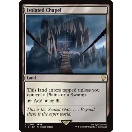 Isolated Chapel (Surge Foil) (FIC-405) - Commander: FINAL FANTASY Foil