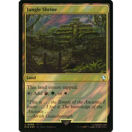 Jungle Shrine (Surge Foil) (FIC-406) - Commander: FINAL FANTASY Foil