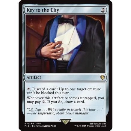 Key to the City (Surge Foil) (FIC-348) - Commander: FINAL FANTASY Foil