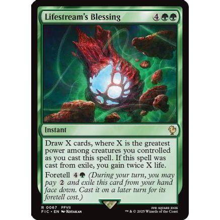 Lifestream's Blessing (Surge Foil) (FIC-067) - Commander: FINAL FANTASY Foil