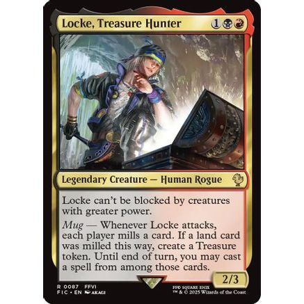 Locke, Treasure Hunter (Surge Foil) (FIC-087) - Commander: FINAL FANTASY Foil