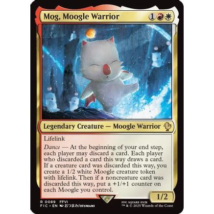 Mog, Moogle Warrior (Surge Foil) (FIC-089) - Commander: FINAL FANTASY Foil