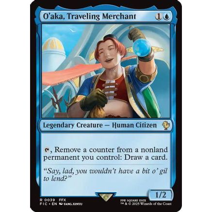 O'aka, Traveling Merchant (Surge Foil) (FIC-039) - Commander: FINAL FANTASY Foil