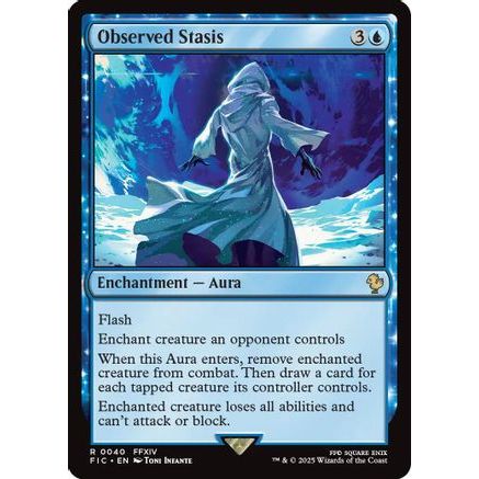 Observed Stasis (Surge Foil) (FIC-040) - Commander: FINAL FANTASY Foil