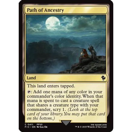 Path of Ancestry (Surge Foil) (FIC-411) - Commander: FINAL FANTASY Foil
