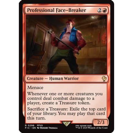 Professional Face-Breaker (Surge Foil) (FIC-296) - Commander: FINAL FANTASY Foil