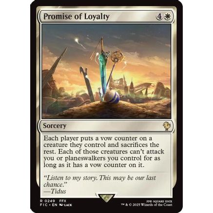 Promise of Loyalty (Surge Foil) (FIC-249) - Commander: FINAL FANTASY Foil