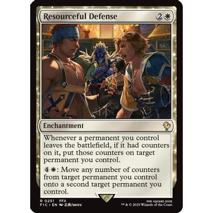 Resourceful Defense (Surge Foil) (FIC-251) - Commander: FINAL FANTASY Foil