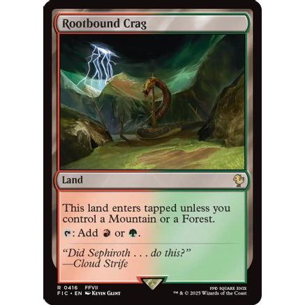 Rootbound Crag (Surge Foil) (FIC-416) - Commander: FINAL FANTASY Foil