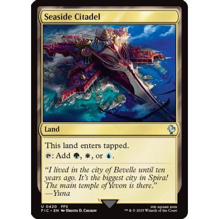 Seaside Citadel (Surge Foil) (FIC-420) - Commander: FINAL FANTASY Foil
