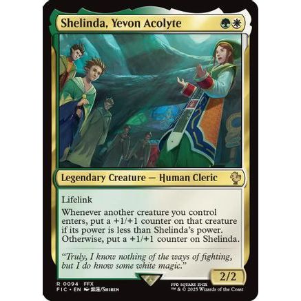 Shelinda, Yevon Acolyte (Surge Foil) (FIC-094) - Commander: FINAL FANTASY Foil