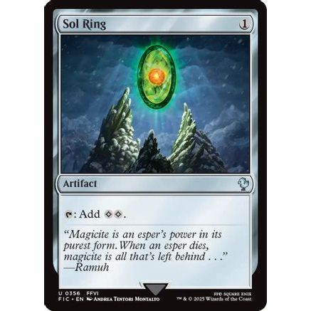 Sol Ring (0356) (Surge Foil) (FIC-356) - Commander: FINAL FANTASY Foil