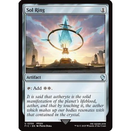Sol Ring (0359) (Surge Foil) (FIC-359) - Commander: FINAL FANTASY Foil