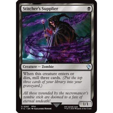 Stitcher's Supplier (Surge Foil) (FIC-287) - Commander: FINAL FANTASY Foil