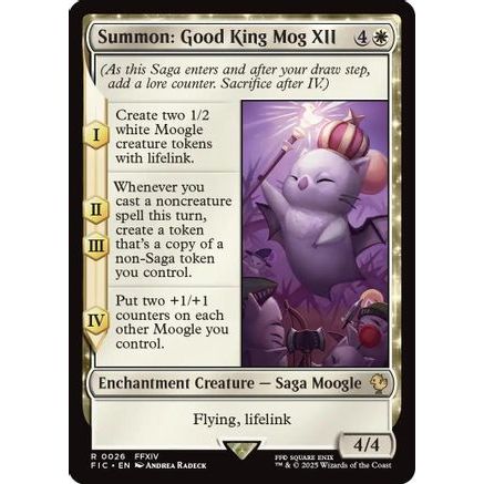 Summon: Good King Mog XII (Surge Foil) (FIC-026) - Commander: FINAL FANTASY Foil