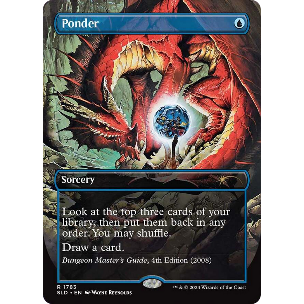 Ponder (1783) (SLD-1783) - Secret Lair Drop (Borderless)