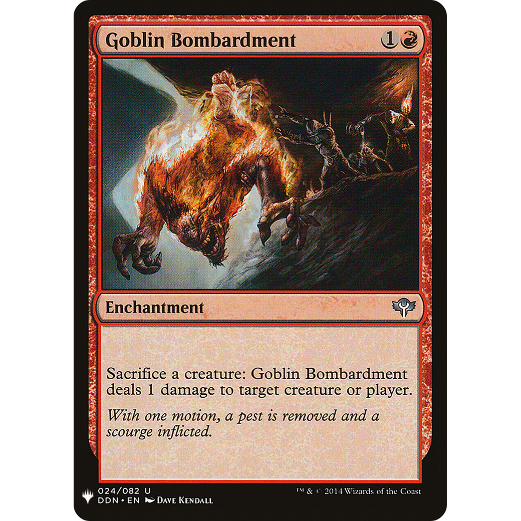 Goblin Bombardment (LIST-024) - The List