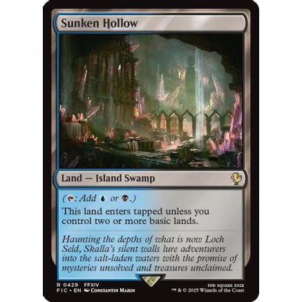 Sunken Hollow (Surge Foil) (FIC-429) - Commander: FINAL FANTASY Foil