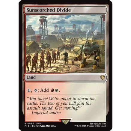 Sunscorched Divide (Surge Foil) (FIC-433) - Commander: FINAL FANTASY Foil