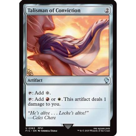 Talisman of Conviction (Surge Foil) (FIC-363) - Commander: FINAL FANTASY Foil