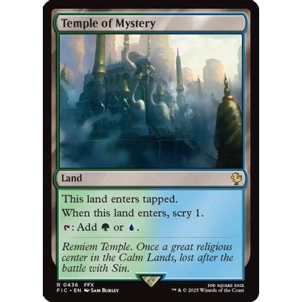 Temple of Mystery (Surge Foil) (FIC-436) - Commander: FINAL FANTASY Foil